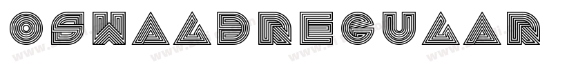 oswald regular 英文字体字体转换